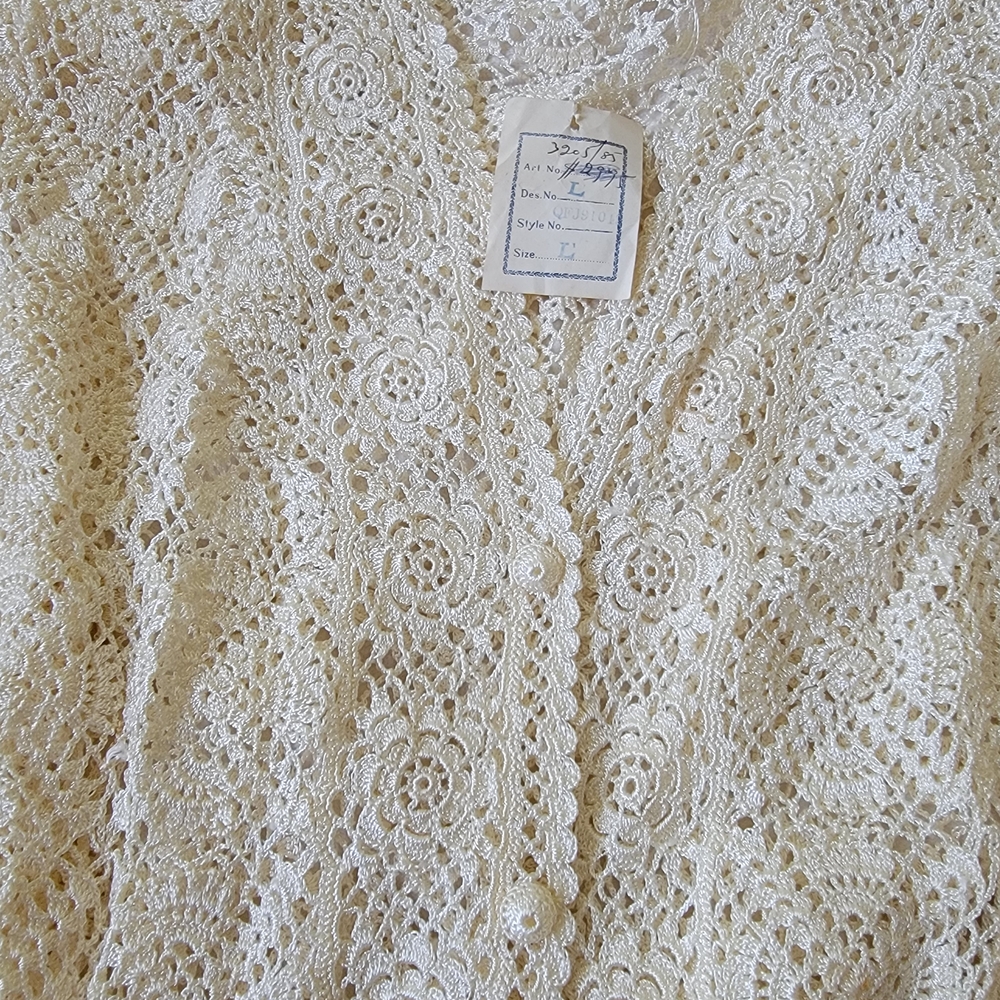Elegant Cream Lace Blouse